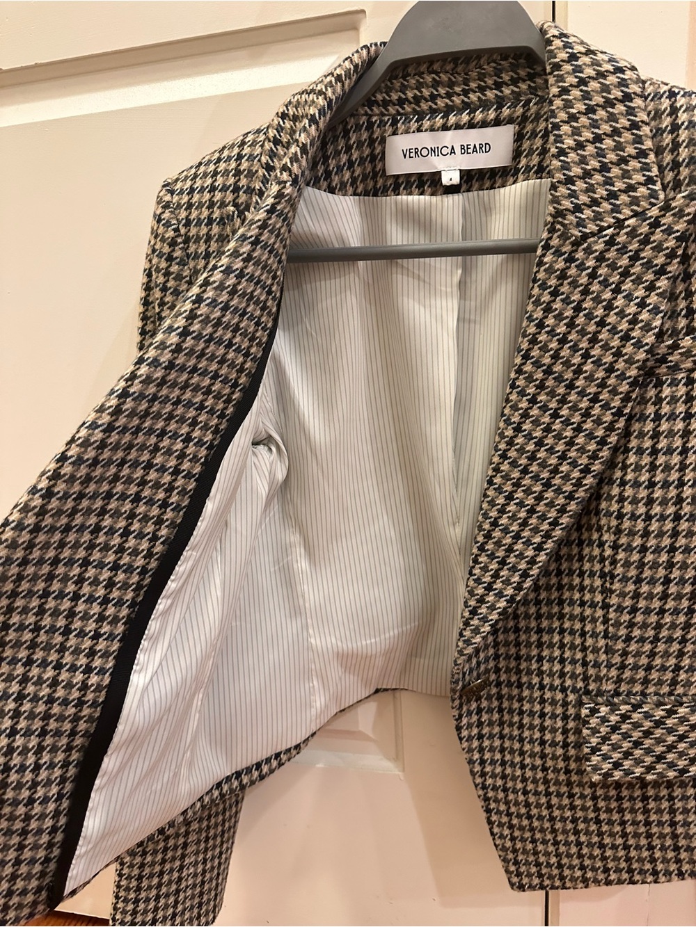 Veronica Beard Hossnna Dickey One-Button Blazer - Picture 8 of 12